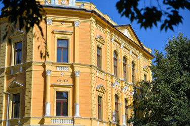A Kodály Zoltán Zenemûvészeti Szakközépiskola és Zeneiskola, Alapfokú Mûvészetoktatási Intézmény (Zenede) felújított épülete Debrecenben 2019. október 1-jén.MTI/Czeglédi Zsolt