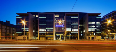 Allianz Székház Budapest éjszaka