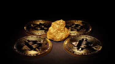arany, bitcoinokkal