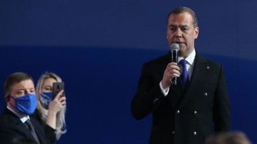 dmitrij medvegyev volt orosz elnök államfő atomfenyegetés nukleáris csapás