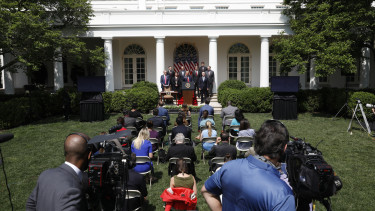 fehér ház press briefing