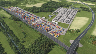 FOTÓ_Látványterv a METRANS zalaegerszegi intermodális konténertermináljáról