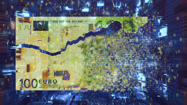 GettyImages-1357452555-árfolyam-digitális-európai-központi-bank-Európai-Unió-gazdaság-pénz-pénzügy-technológia-valuta