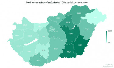 jarvany görbe megyei bontás
