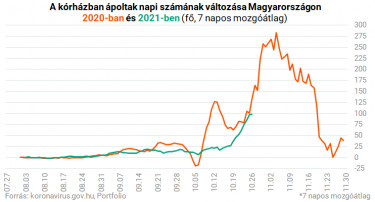 korhazi novekedes betegek
