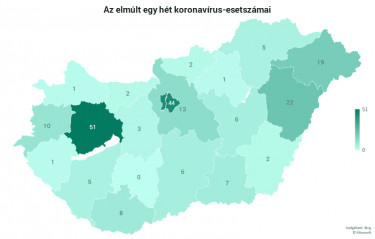 korona terkep heti