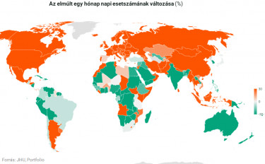 koronavirus map