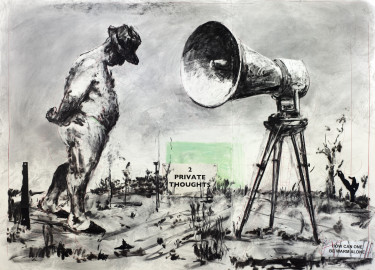 MFolkwang_ William Kentridge,Selfportrait Coffee Pot, 2021_300dpi