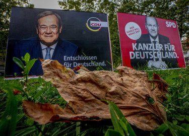 nemet valasztasi plakatok