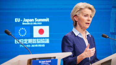 Ázsiából vár feloldozást Ursula von der Leyen a kereskedelmi csatározások közepette