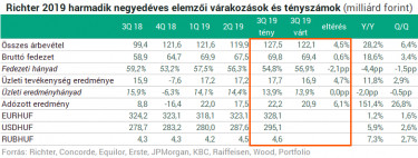 Richter 2019 Q3 Varakozas es Tenyszamok