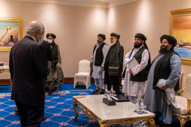 Secretary_Pompeo_Meets_with_the_Taliban_Negotiation_Team_(50632321483)
