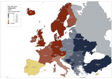vásárlóerő európában 2021-ben a gfk számításai alapján