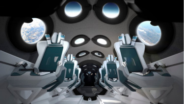 virgin galactic interior
