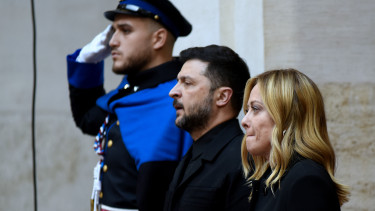 Rómában járt Zelenszkij: sejtelmes nyilatkozatot tett